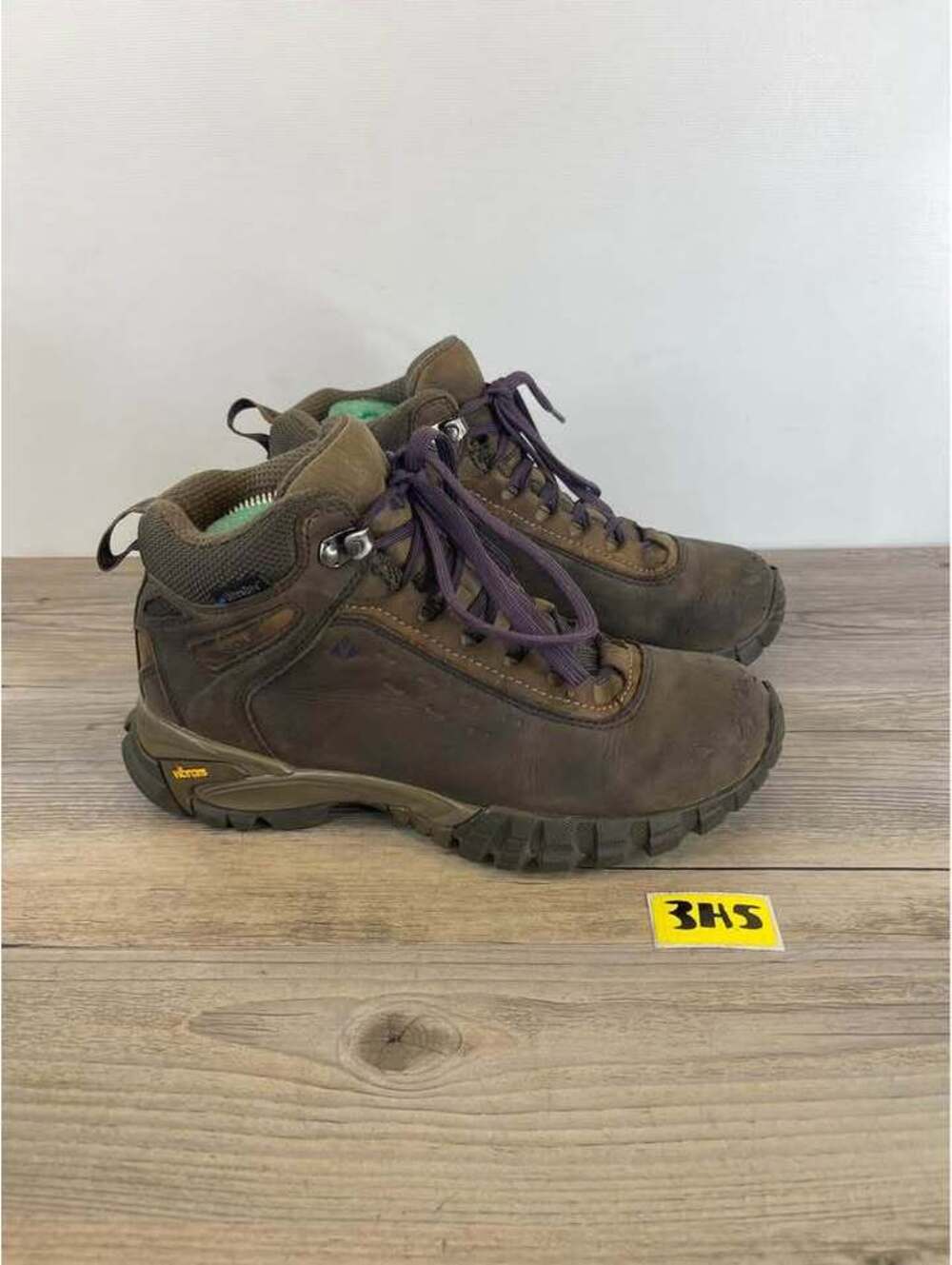 Vasque Womens 7 M Talus UltraDry Waterproof Leather Hiking Boots Brown 7419 M